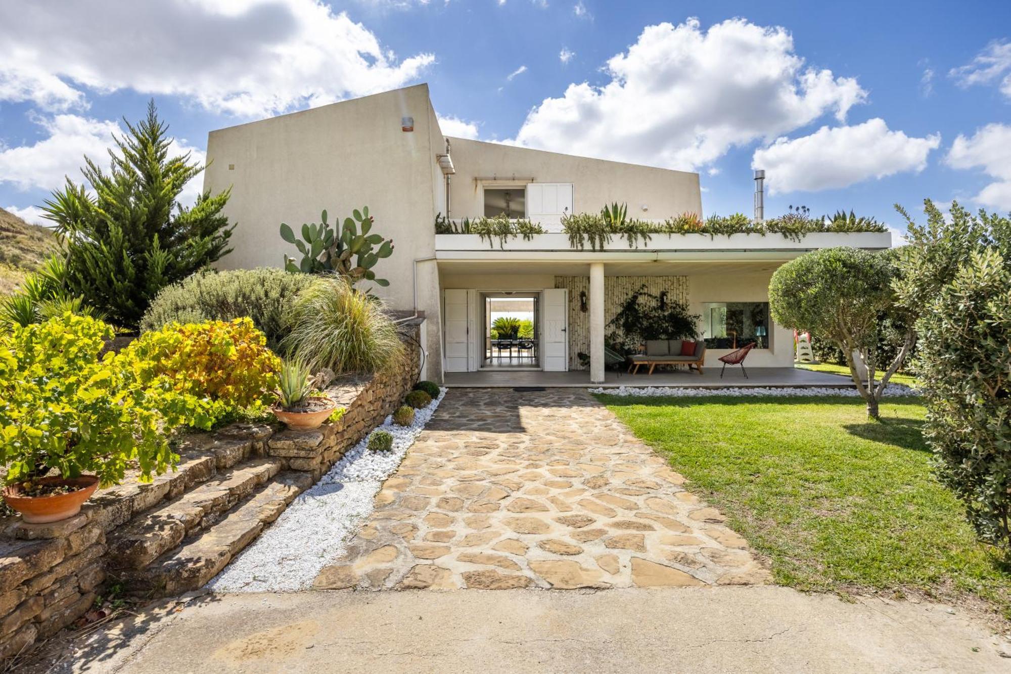 Villa Bonifato Vista Sulle Campagne E Sul Mare Siciliano Cozy House Italy 알카모 외부 사진