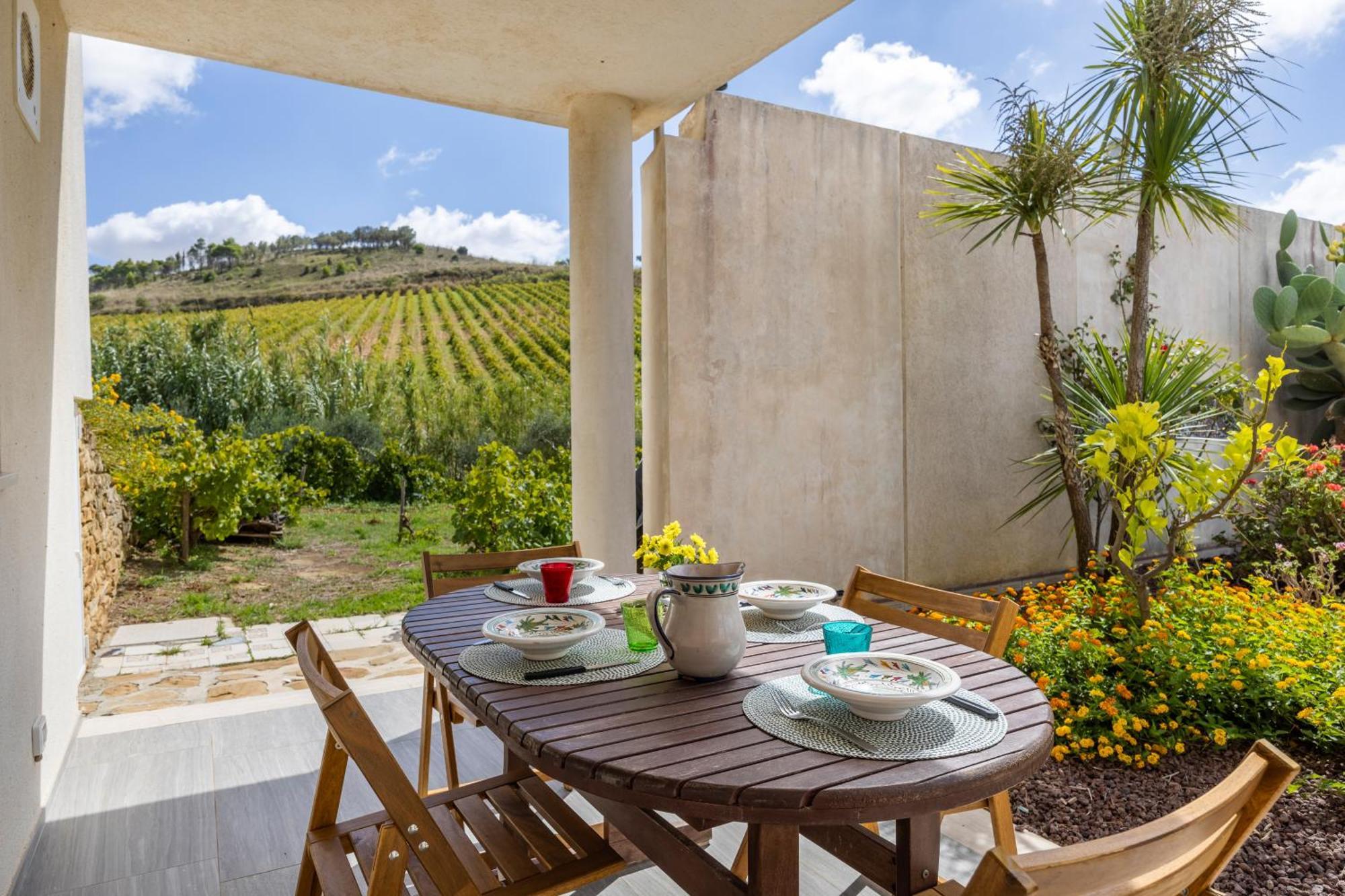 Villa Bonifato Vista Sulle Campagne E Sul Mare Siciliano Cozy House Italy 알카모 외부 사진